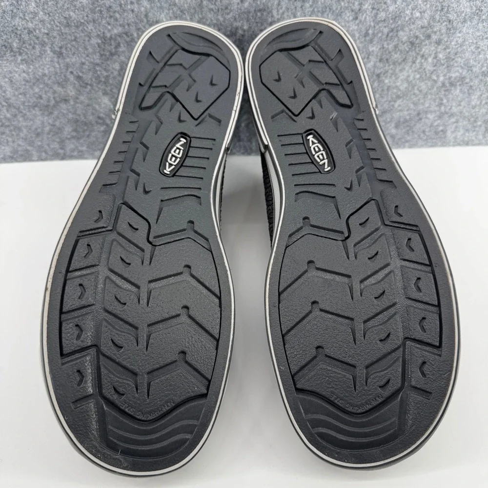 Keen Elsa Sneaker Womens 10 Black Lace Textured Low Top Casual Shoes 1018303